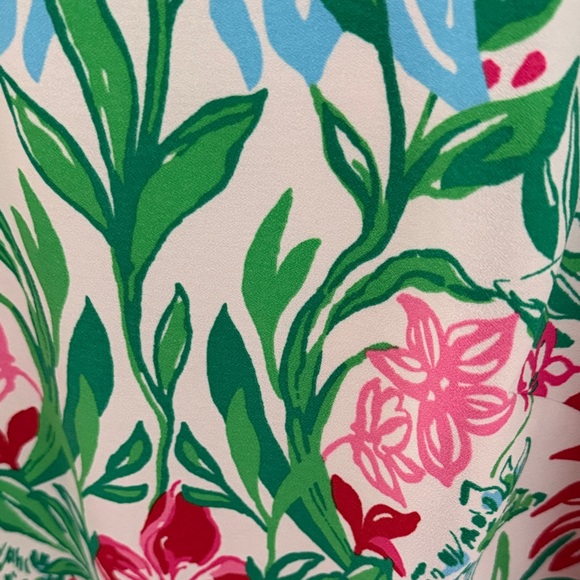 Agnes skirted shift romper 
Lilly Pulitzer Floral with Fringe-Holiday fun! - Picture 4 of 14